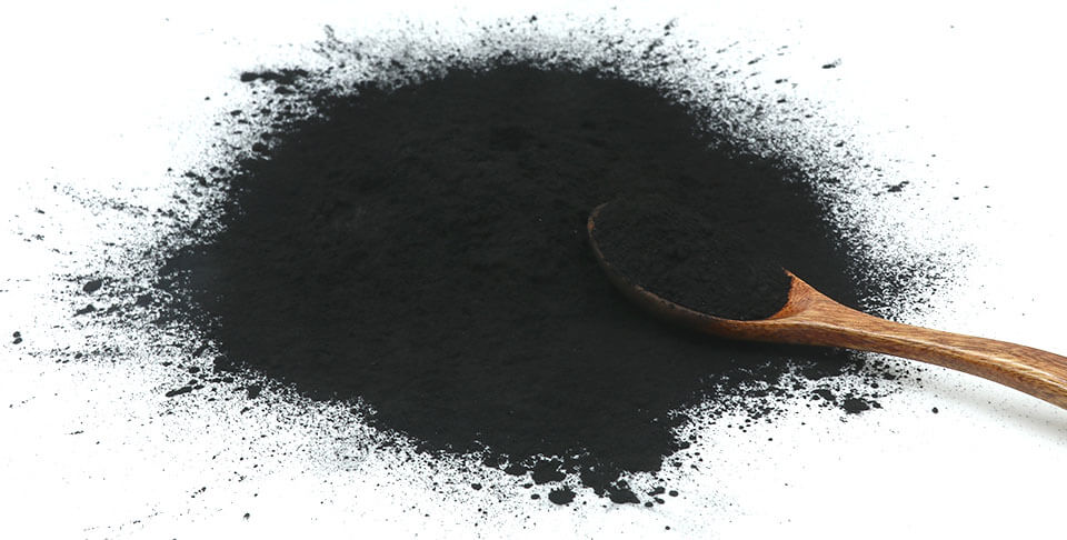 carvão ativado em pó à base de madeira e carvão